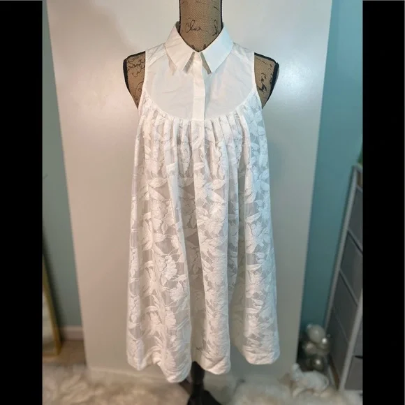 #86 Anthropologie HD IN PARIS Lace Shift Dress size S - Picture 3 of 11